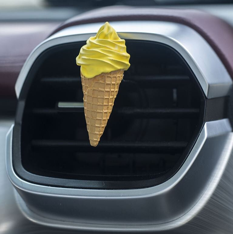 Cute Summer Ice Cream Air Vent Clip | Air Freshener Clip | Cute Car Accessories | New Car Gift