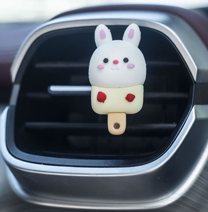 Cute Summer Fruity Animal Ice Cream Air Vent Clip | Air Freshener Clip | Cute Car Accessories | New Car Gift