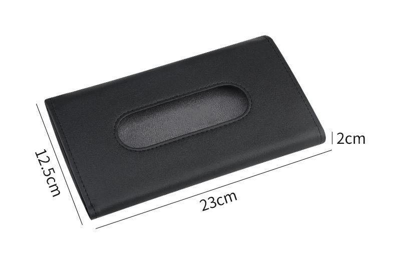 Minimal Leather Car Sunshade Visor Tissue Holder | Car Storage Pouch | Car Visor Organizer | Sun Visor Storage | New Car Gift