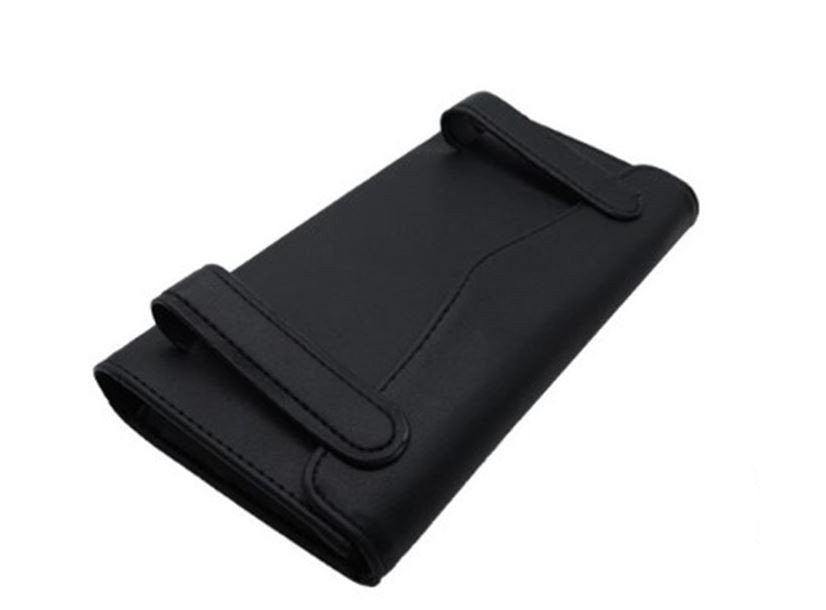 Minimal Leather Car Sunshade Visor Tissue Holder | Car Storage Pouch | Car Visor Organizer | Sun Visor Storage | New Car Gift