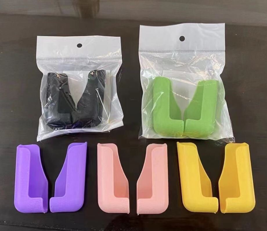 Set of 2 Simple Car Mobile Cell Phone Holder | Phone Stand for Car Home Kitchen Bathroom | Hands Free Phone Mount | New Car Gift