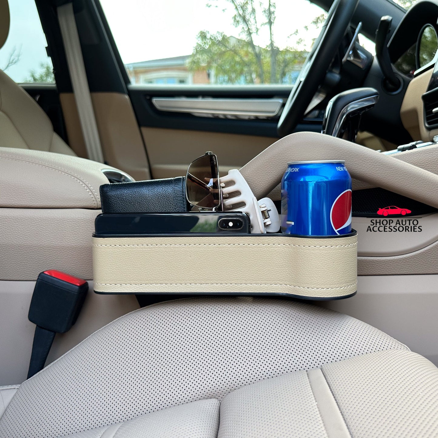 2 Piece Car Gap Storage Box | Simple Car Storage Box | Car Gap Organizer | Seat Gap Storage | Car Phone Holder | New Car Gift