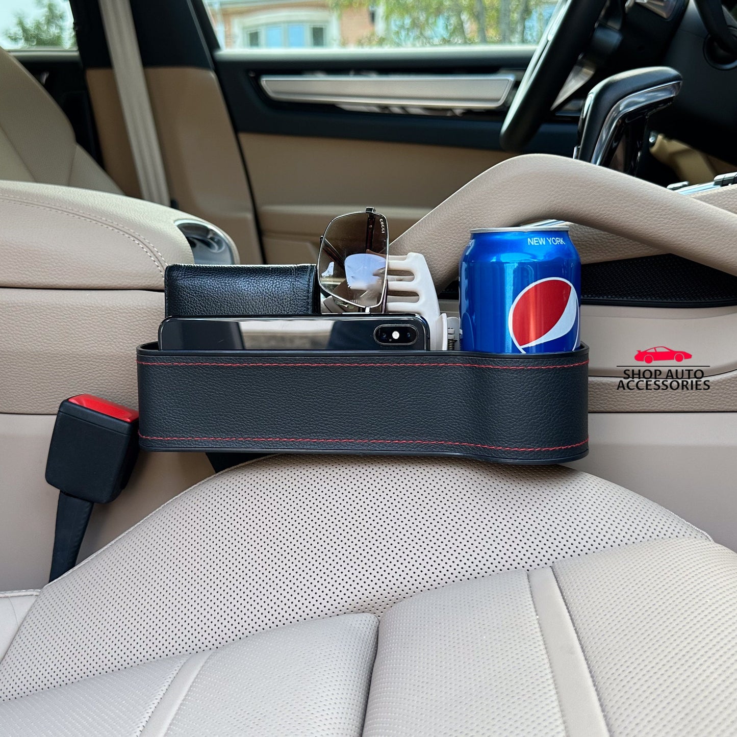 2 Piece Car Gap Storage Box | Simple Car Storage Box | Car Gap Organizer | Seat Gap Storage | Car Phone Holder | New Car Gift