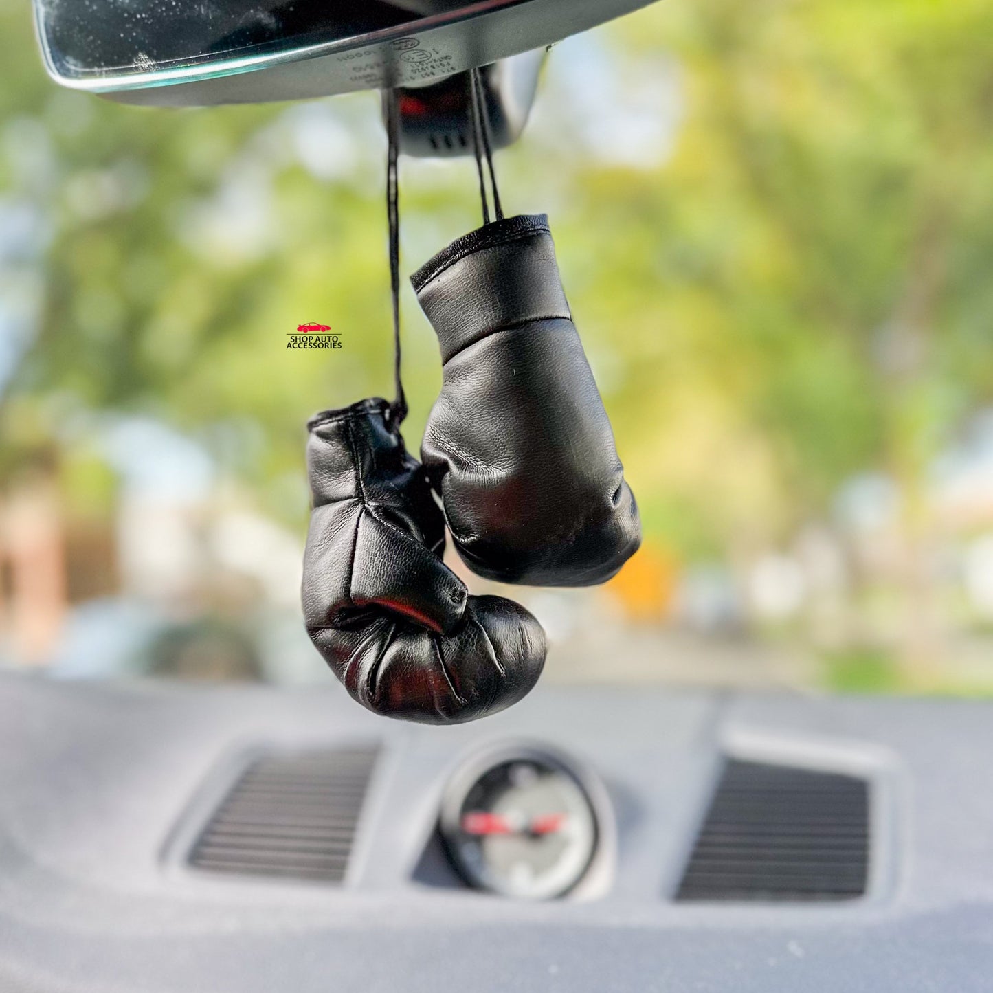 Set of 2 Mini Hanging Boxing Glove Rear View Mirror | Cool Car Accessories | Car Ornament | Boxing Car Decor | New Car Gift