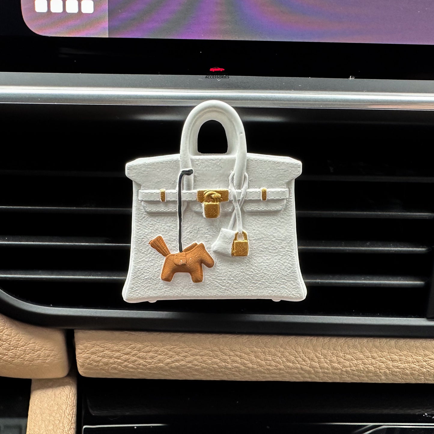 Cute Luxury Designer Bag Vent Clip | Air Vent Clip | Unique Car Accessories | Gifts for Her | New Car Gift