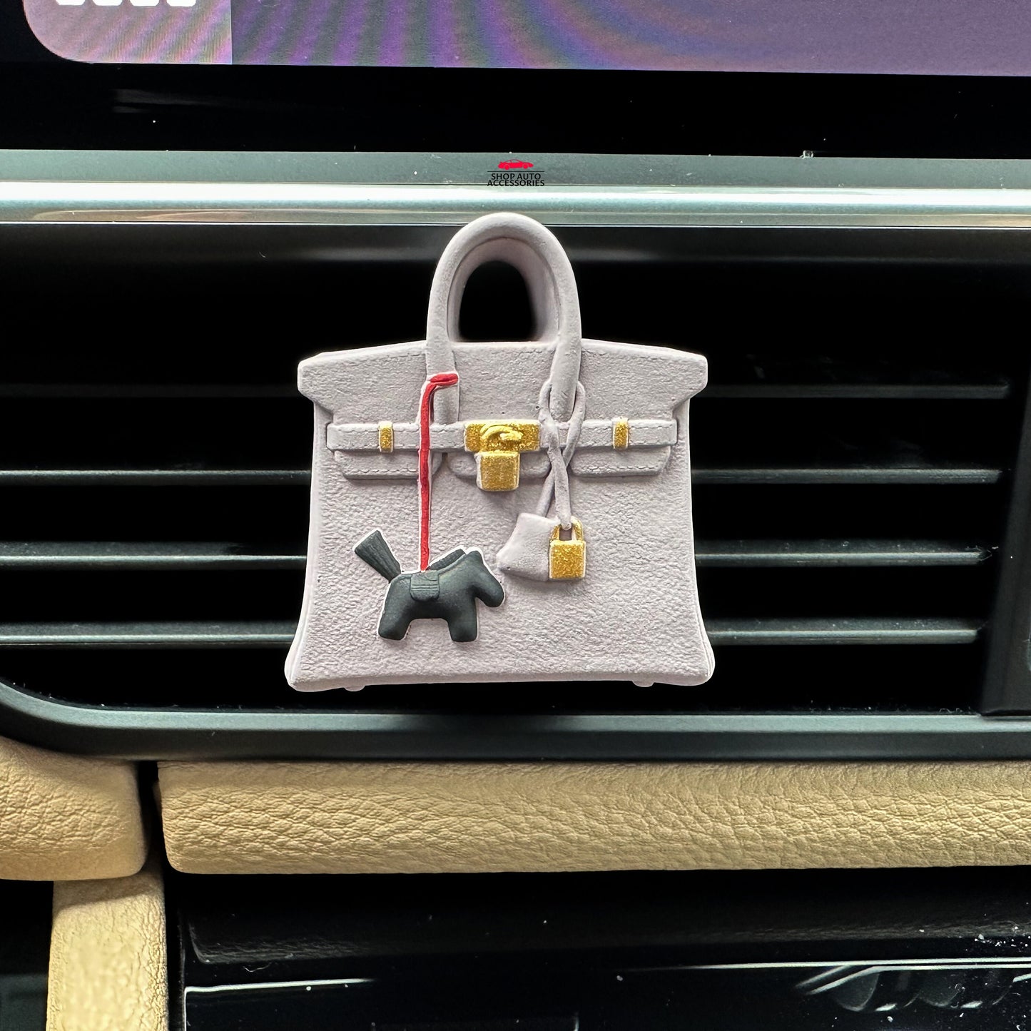 Cute Luxury Designer Bag Vent Clip | Air Vent Clip | Unique Car Accessories | Gifts for Her | New Car Gift