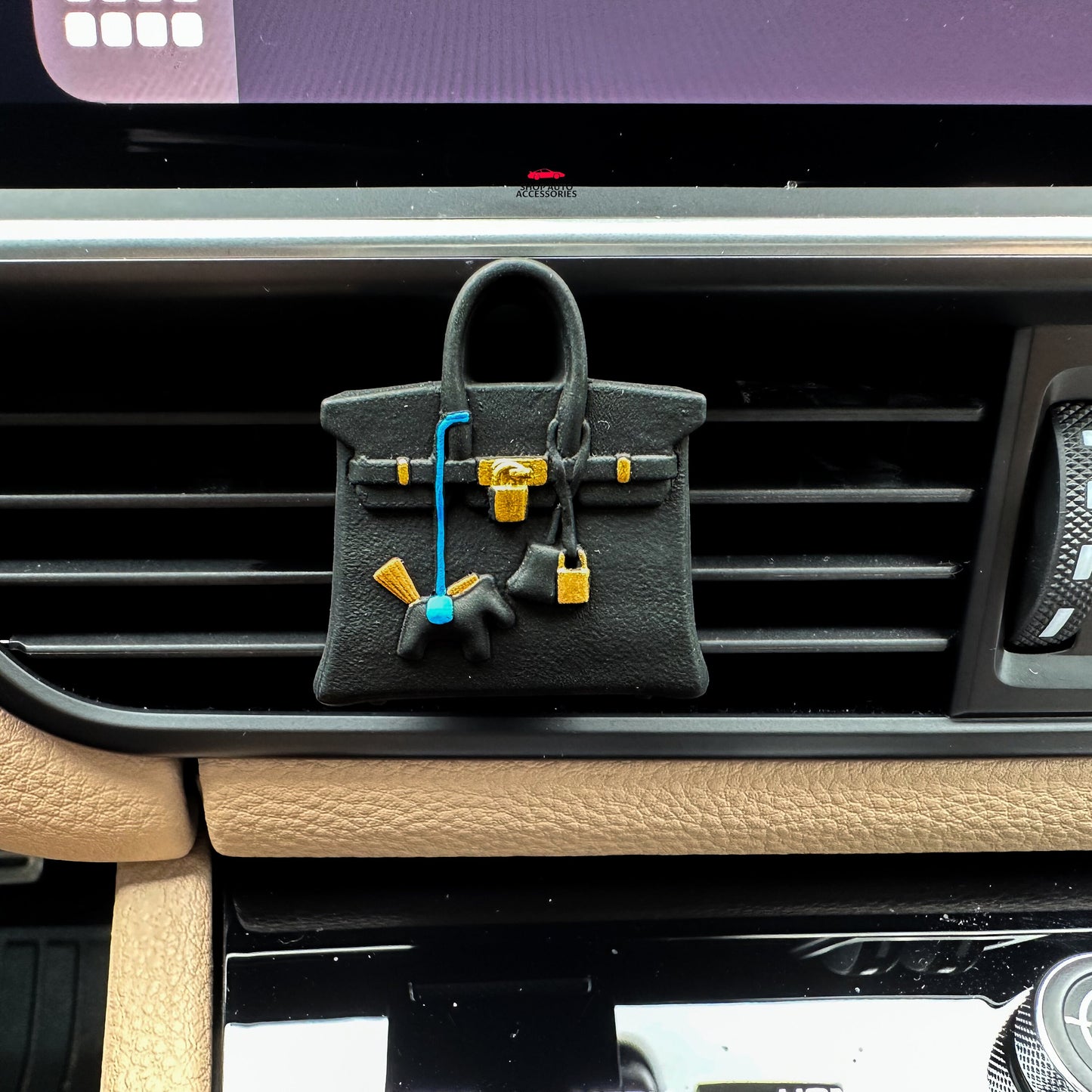 Cute Luxury Designer Bag Vent Clip | Air Vent Clip | Unique Car Accessories | Gifts for Her | New Car Gift