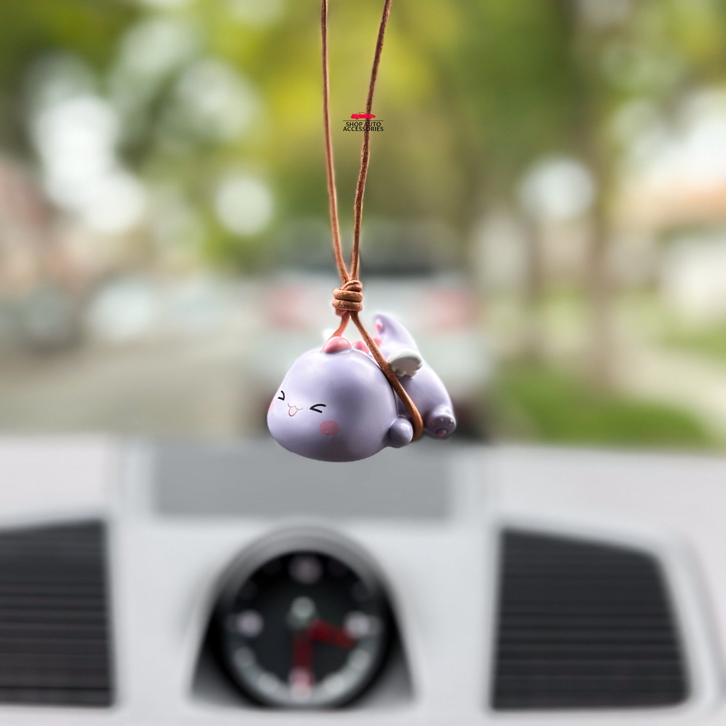 Cute Swinging Dragon Car Mirror Hanging Accessory | Little Dragon Car Swing Ornament | Unique Car Accessory Gift | New Car Gift