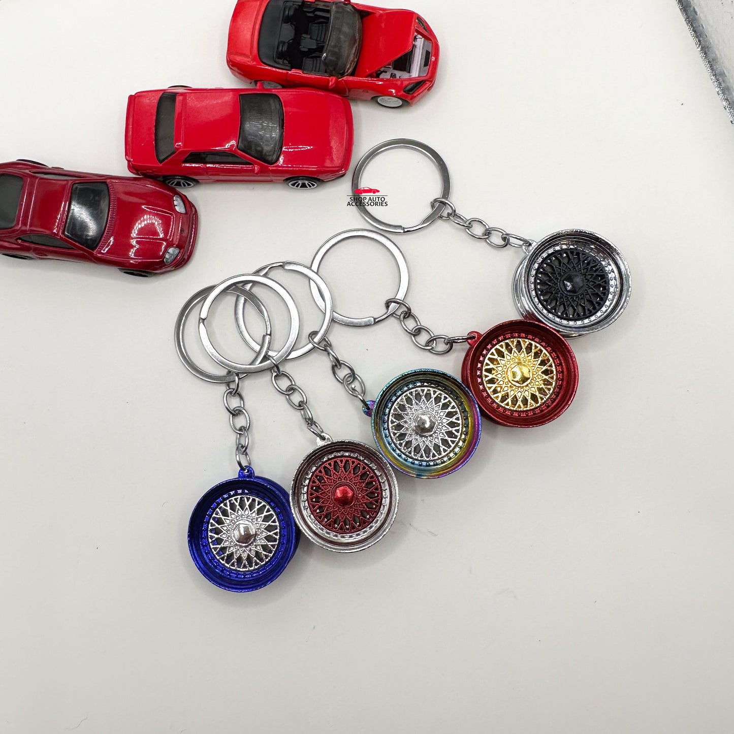 3D JDM BBS Style Wheel Tire Rim Keychain | Car Guy Gift | Boyfriend Gift | Keychain Accessory For Him | Car Decor | New Car Gift