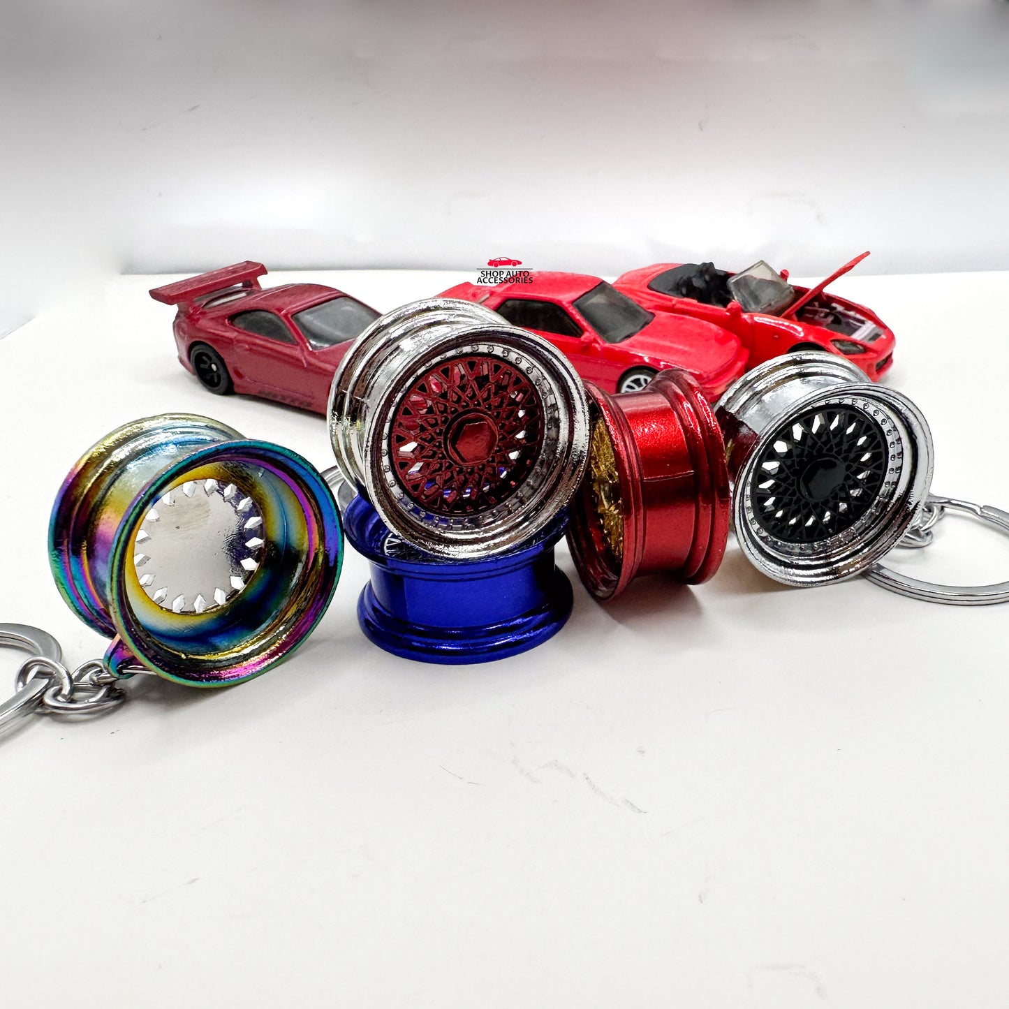 3D JDM BBS Style Wheel Tire Rim Keychain | Car Guy Gift | Boyfriend Gift | Keychain Accessory For Him | Car Decor | New Car Gift