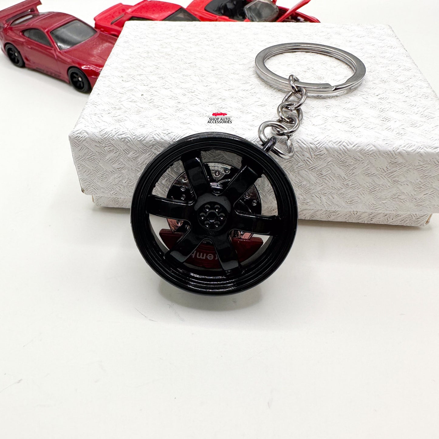 3D JDM TE37 Style Wheel Tire Rim Keychain | Car Guy Gift | Boyfriend Gift | Car Accessory | Keychain Accessory For Him | New Car Gift