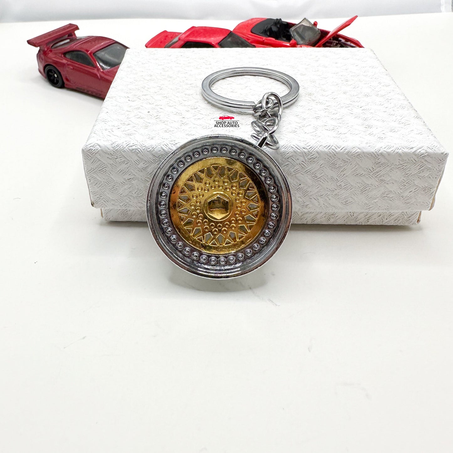 3D JDM BBS Style Wheel Tire Rim Keychain | Car Guy Gift | Boyfriend Gift | Keychain Accessory For Him | Car Decor | New Car Gift