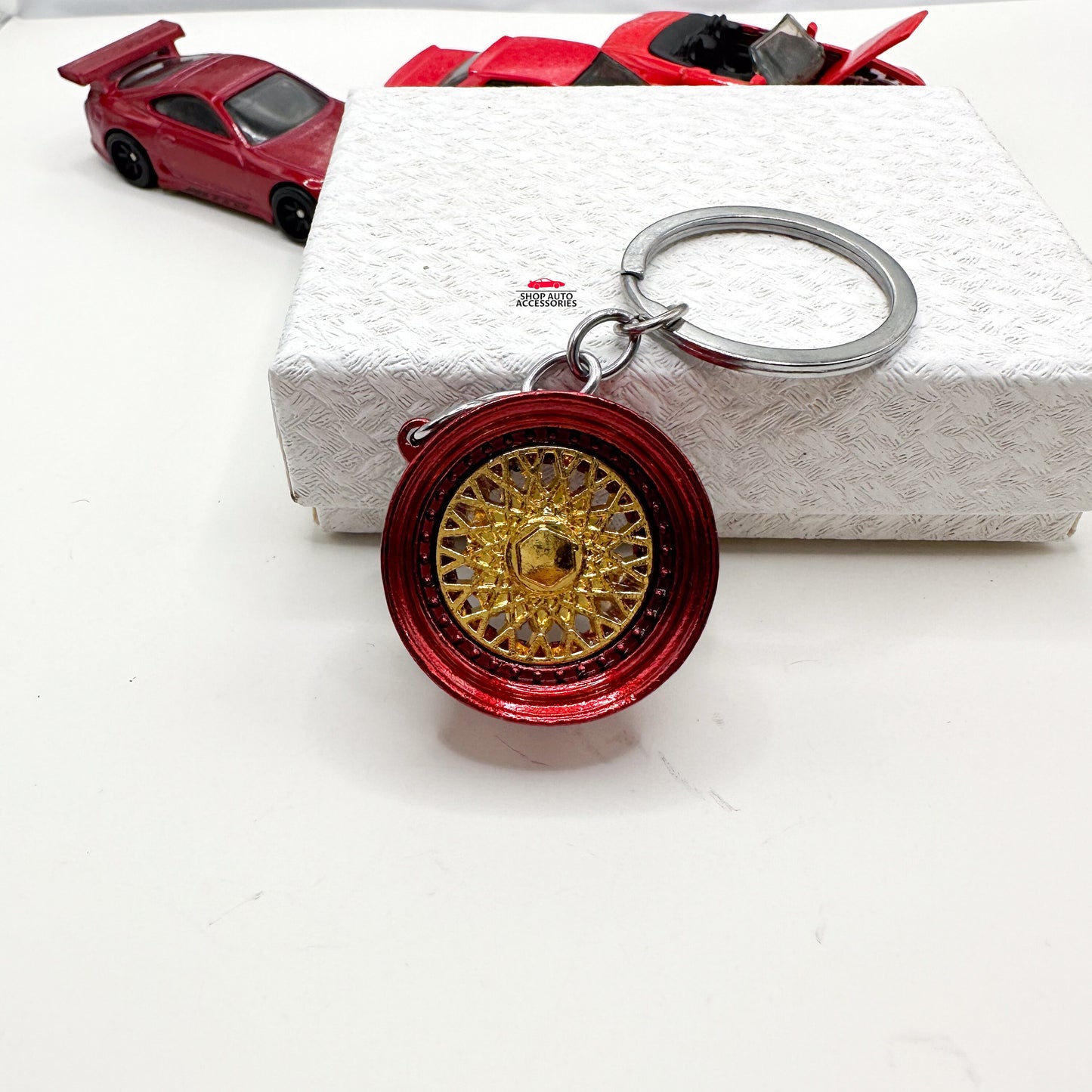3D JDM BBS Style Wheel Tire Rim Keychain | Car Guy Gift | Boyfriend Gift | Keychain Accessory For Him | Car Decor | New Car Gift