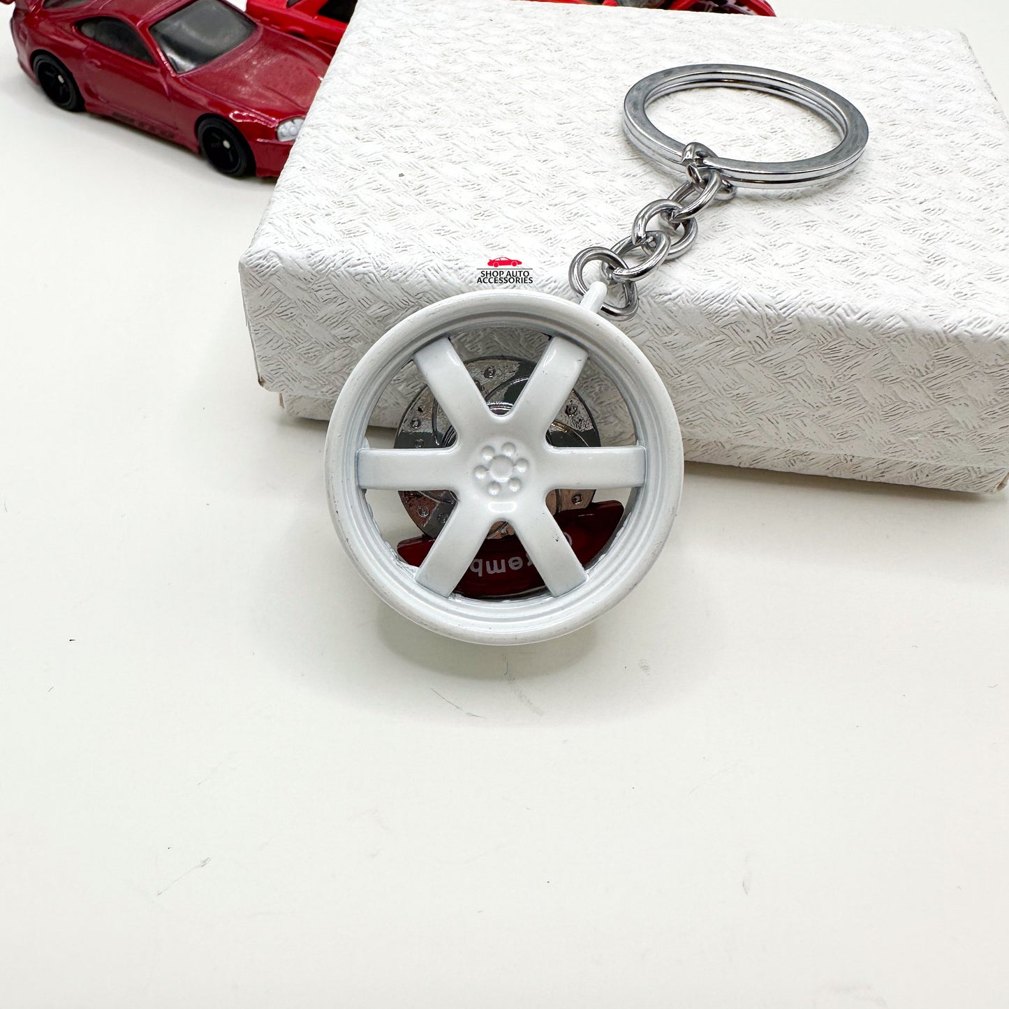 3D JDM TE37 Style Wheel Tire Rim Keychain | Car Guy Gift | Boyfriend Gift | Car Accessory | Keychain Accessory For Him | New Car Gift
