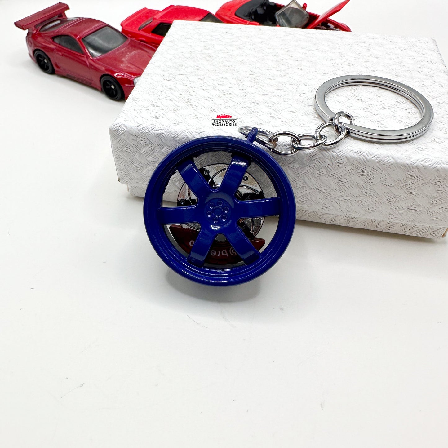 3D JDM TE37 Style Wheel Tire Rim Keychain | Car Guy Gift | Boyfriend Gift | Car Accessory | Keychain Accessory For Him | New Car Gift