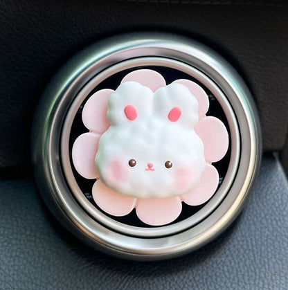 Cute Flower Pet Animals | Air Vent Clip | Air Freshener Clip | Unique Car Accessory Gift | Car Charm | New Car Gift