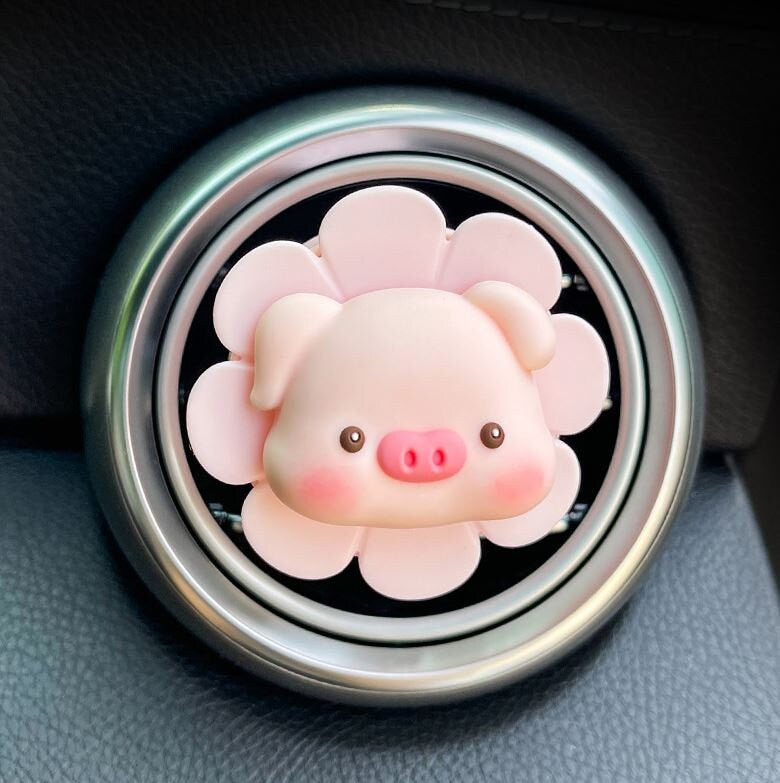 Cute Flower Pet Animals | Air Vent Clip | Air Freshener Clip | Unique Car Accessory Gift | Car Charm | New Car Gift