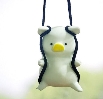 Cute Swinging Mini Pig Car Rear View Mirror Hanging Accessory | Little Pig Car Ornaments | Unique Car Accessory Gift | New Car Gift