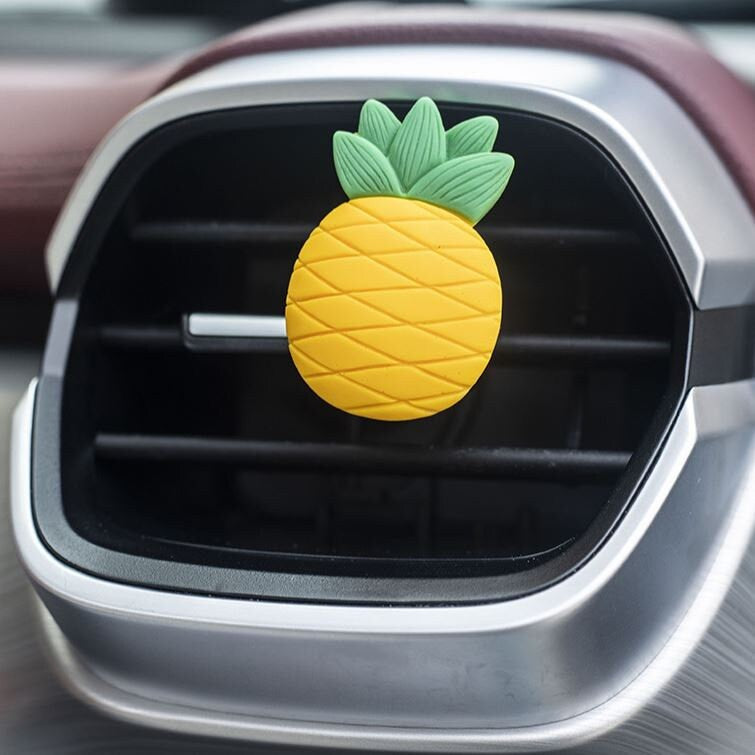 Cute Fruit Vegetable Pineapple Strawberry Carrot Air Vent Clip | Air Freshener Clip | Cute Car Accessories | New Car Gift