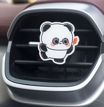 Cute Panda Bear Air Freshener Vent Clip | Air Freshener Clip | Cute Car Accessories | New Car Gift