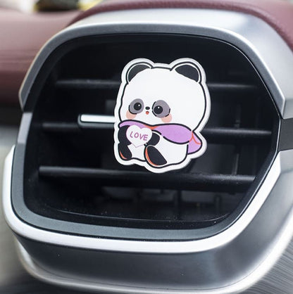 Cute Panda Bear Air Freshener Vent Clip | Air Freshener Clip | Cute Car Accessories | New Car Gift