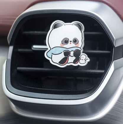 Cute Panda Bear Air Freshener Vent Clip | Air Freshener Clip | Cute Car Accessories | New Car Gift