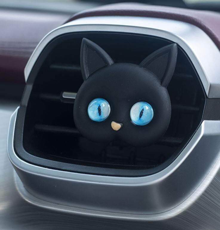 Cute Kitty Cat Air Vent Clip | Air Freshener Clip | Cute Car Accessories | New Car Gift