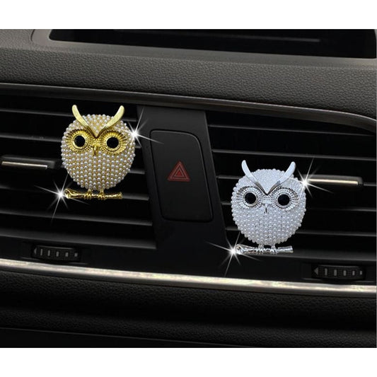 Cute Crystal Rhinestone Owl Bird Air Vent Clip | Air Freshener Clip | Bling Car Accessories | Cute Car Accessory | New Car Gift