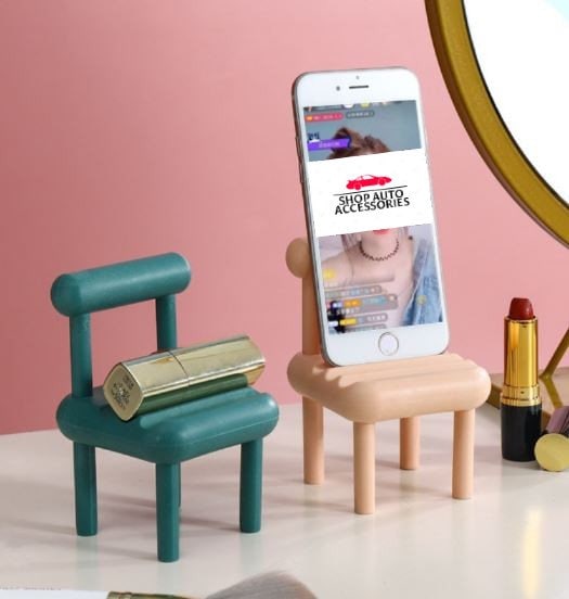 Cute Mini Chair Phone Holder Stand | Cellphone Holder | Desktop Organizers | Aesthetic PC Office Setup | New Car Gift