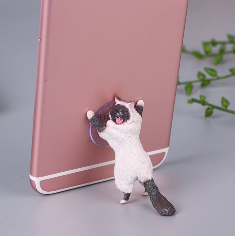 Cute Kitty Cat Desktop Phone Holder Stand | Cute Cellphone Holder | Desktop Organizers | Aesthetic PC Office Setup | New Car Gift