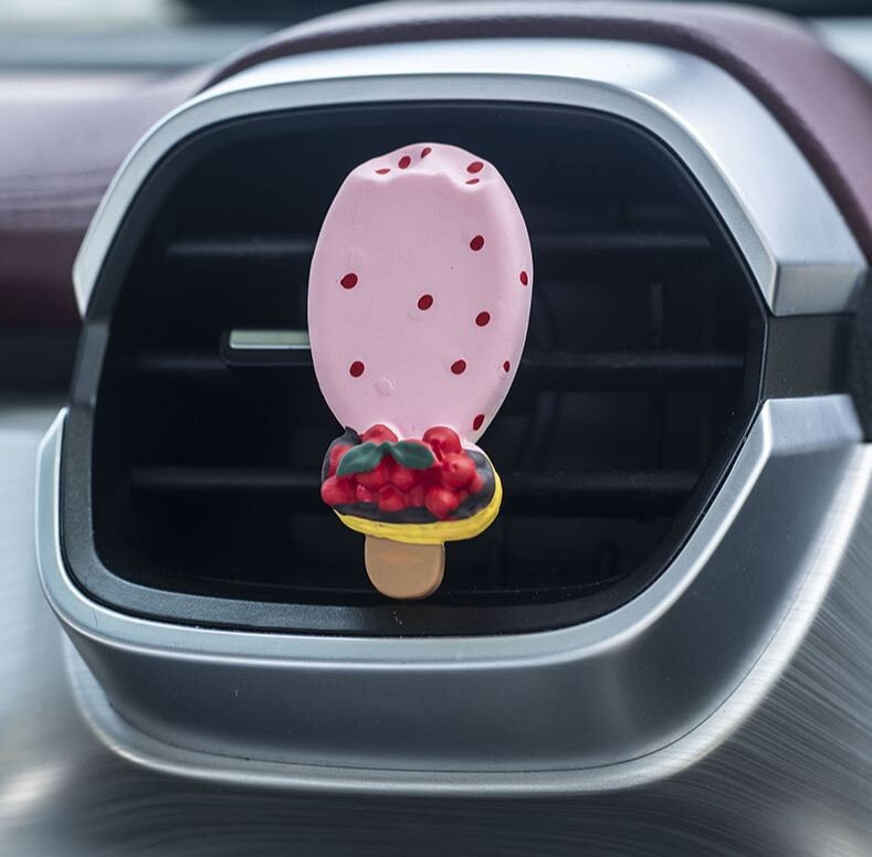 Cute Summer Ice Cream Air Vent Clip | Air Freshener Clip | Cute Car Accessories | New Car Gift