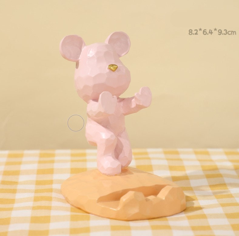 Adorable Bear Phone Holder Stand for iPhone and Android | Cute Bear Design | Phone Accessories and Gifts | New Car Gift