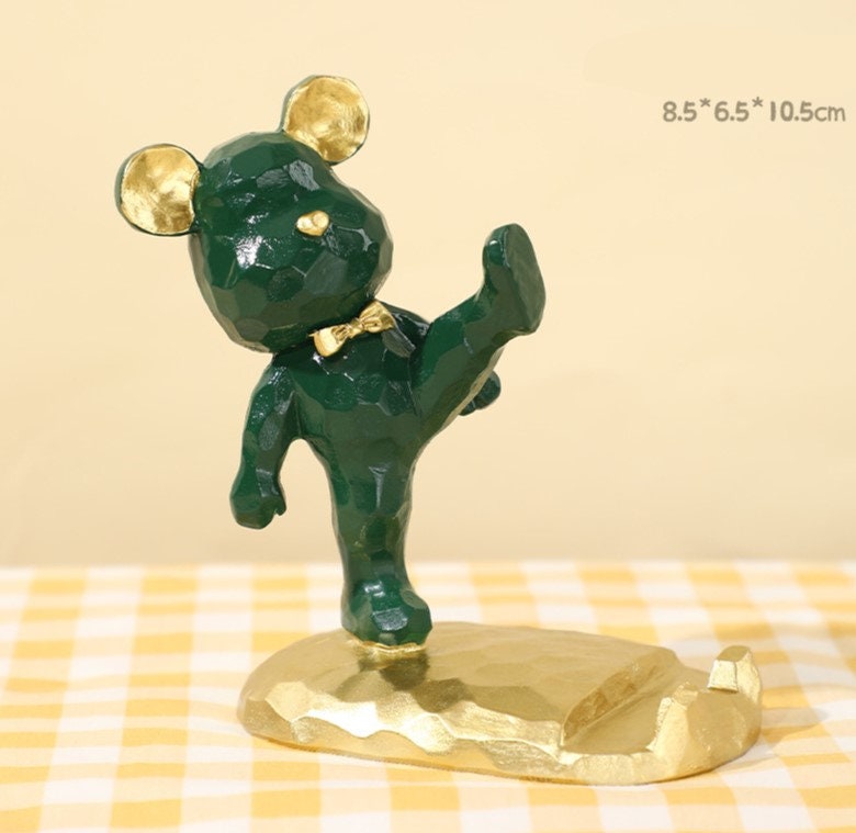 Adorable Bear Phone Holder Stand for iPhone and Android | Cute Bear Design | Phone Accessories and Gifts | New Car Gift