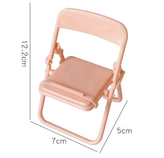 Cute Mini Foldable Chair Phone Holder Stand | Cellphone Holder | Desktop Organizers | Aesthetic PC Office Setup | New Car Gift