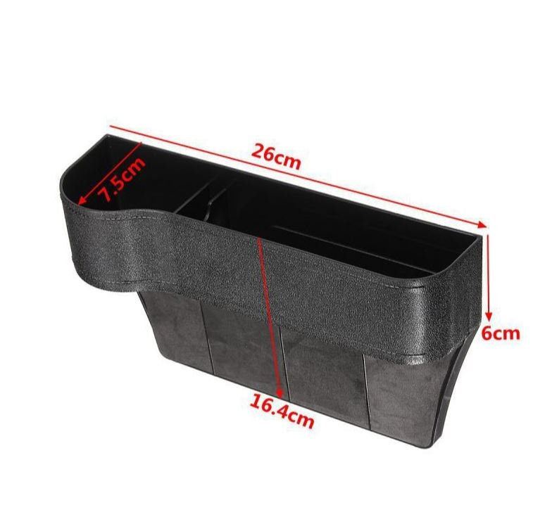 2 Piece Car Gap Storage Box | Simple Car Storage Box | Car Gap Organizer | Seat Gap Storage | Car Phone Holder | New Car Gift