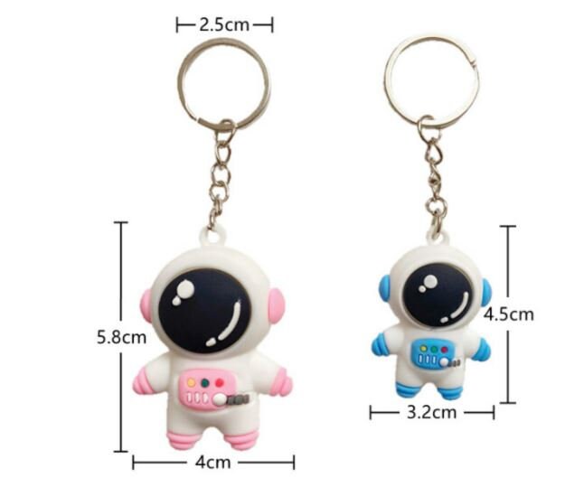 Cute Cartoon K-POP Astronaut Keychain Lanyard | KPOP Accessory | Unique Car Accessory Gift | Car Charm | New Car Gift