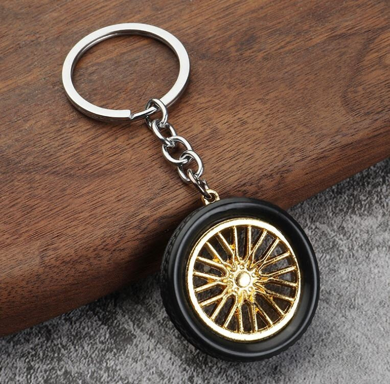 3D Multispoke Style Wheels Tire Rim Keychain | Car Guy Gift | Boyfriend Gift | Car Accessory | Keychain Accessory for Him | New Car Gift