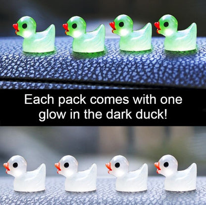 Set of 8 Cute Mini Ducks Car Dashboard Accessory | Little Duck Car Ornament | Unique Car Accessory Gift | Car Charm | New Car Gift