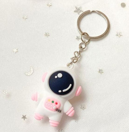 Cute Cartoon K-POP Astronaut Keychain Lanyard | KPOP Accessory | Unique Car Accessory Gift | Car Charm | New Car Gift