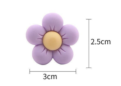 Set of 6 Cute Colorful Daisy Flower Air Vent Clip | Air Freshener Clip | Car Flower Accessories | Cute Car Accessories | New Car Gift