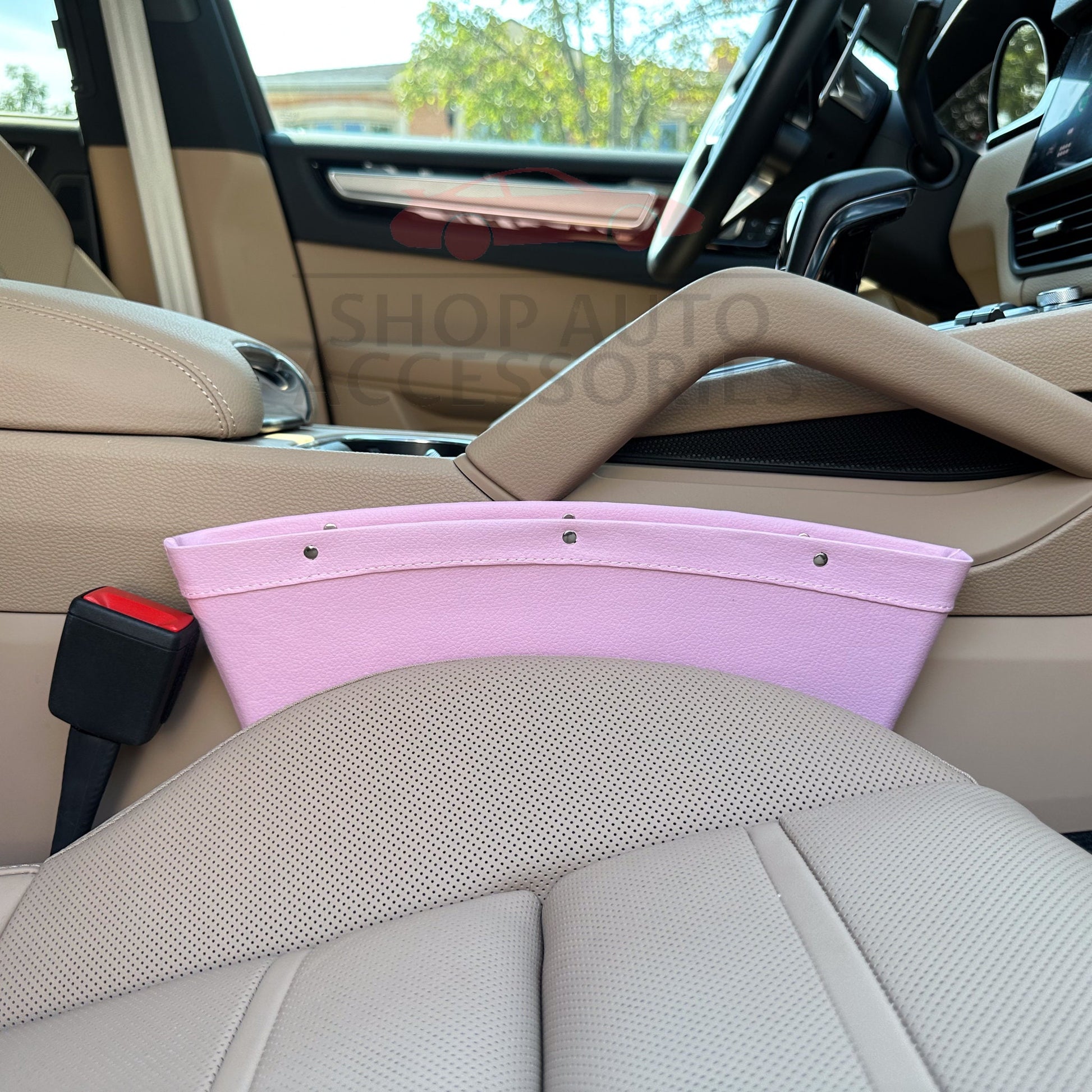 Cute Simple Leather Car Gap Storage Box | Slit Storage Box | Car Organizer | Seat Gap Storage | Car Phone Holder | New Car Gift