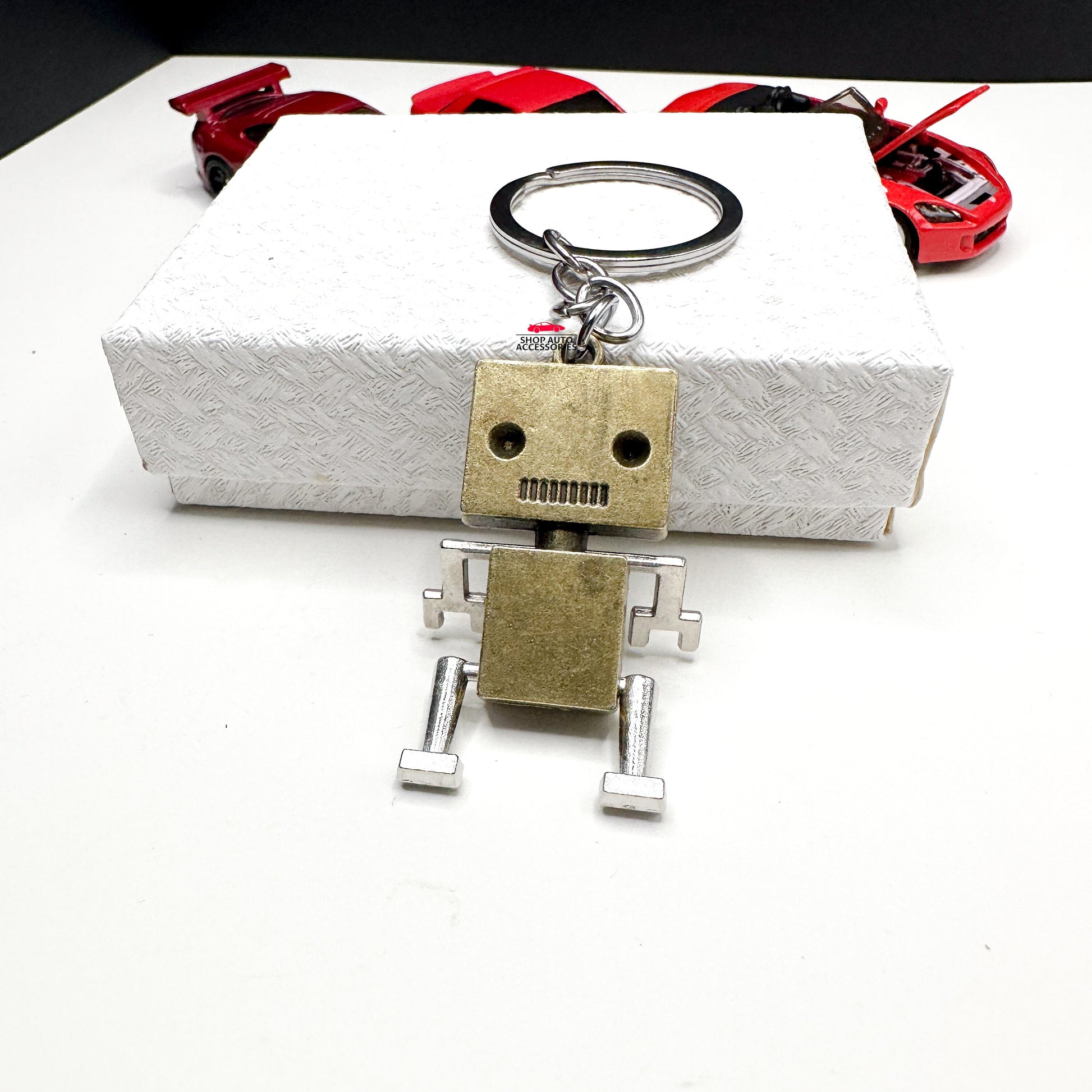 Cute Junkyard Metal Robot Keychain | Engineer Gift | Car Accessory | Keychain Accessory | New Car Gift