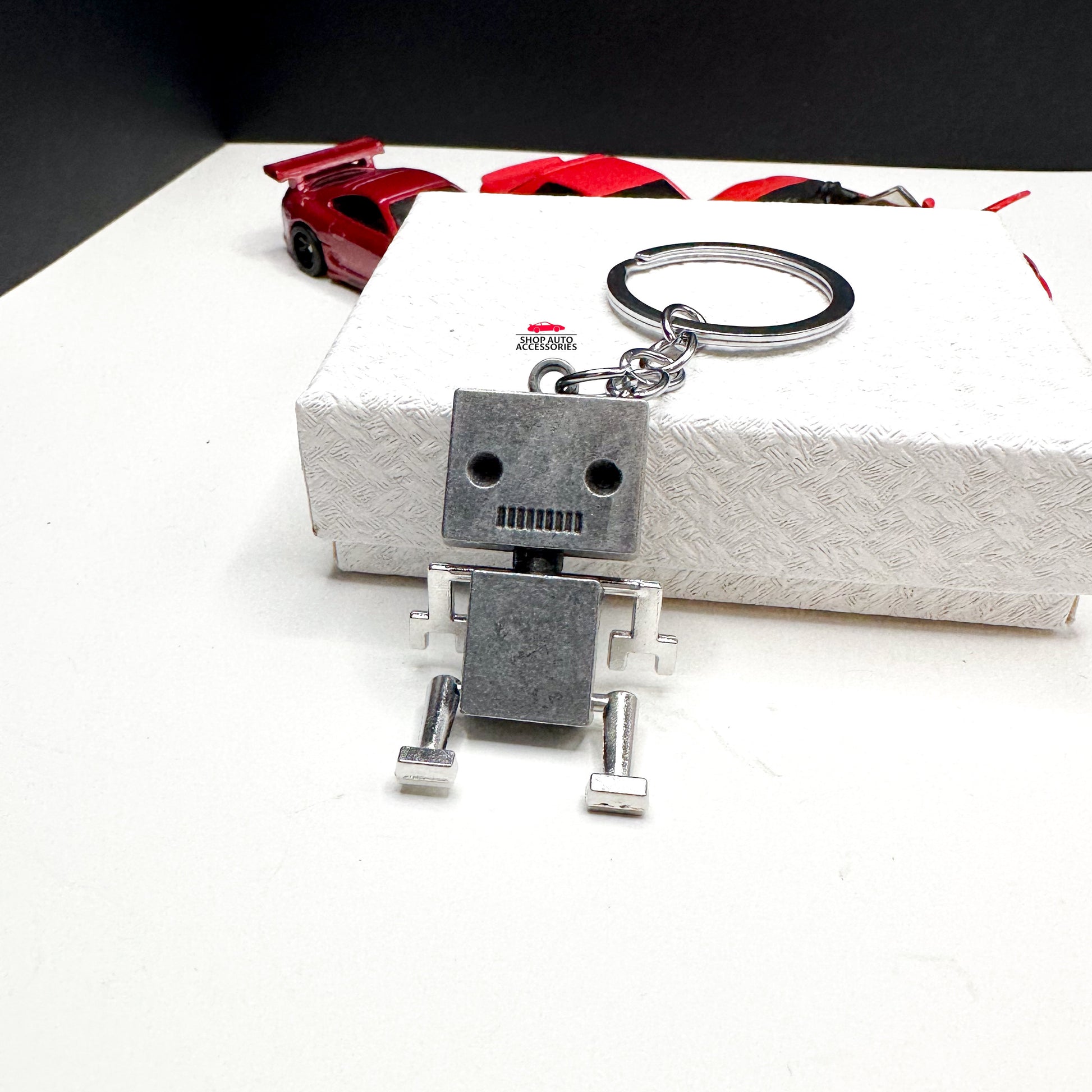 Cute Junkyard Metal Robot Keychain | Engineer Gift | Car Accessory | Keychain Accessory | New Car Gift