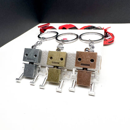 Cute Junkyard Metal Robot Keychain | Engineer Gift | Car Accessory | Keychain Accessory | New Car Gift