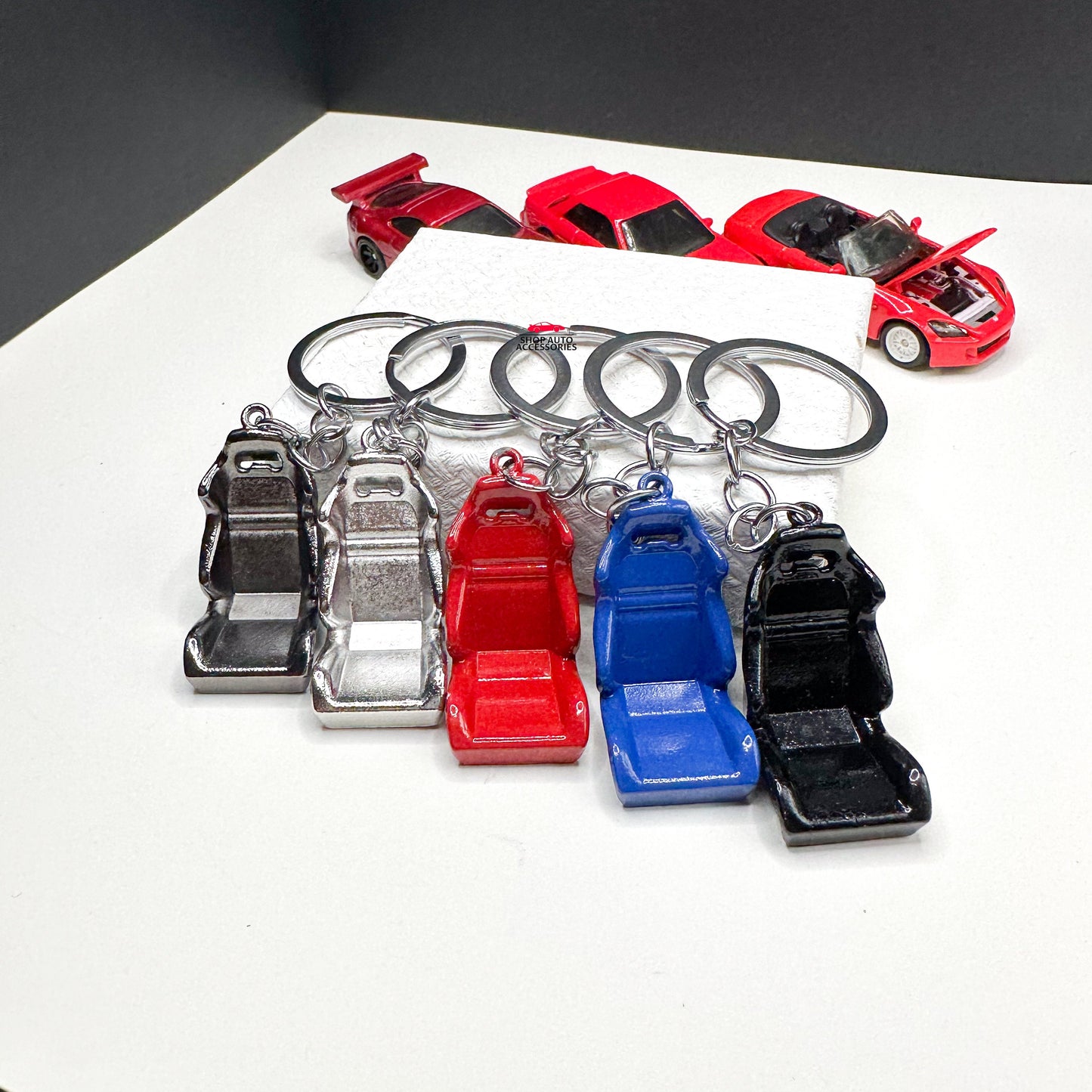 Racing Competition Bucket Seat Keychain | Car Guy Gift | Boyfriend Gift | Car Accessory | Keychain Accessory for Him | New Car Gift