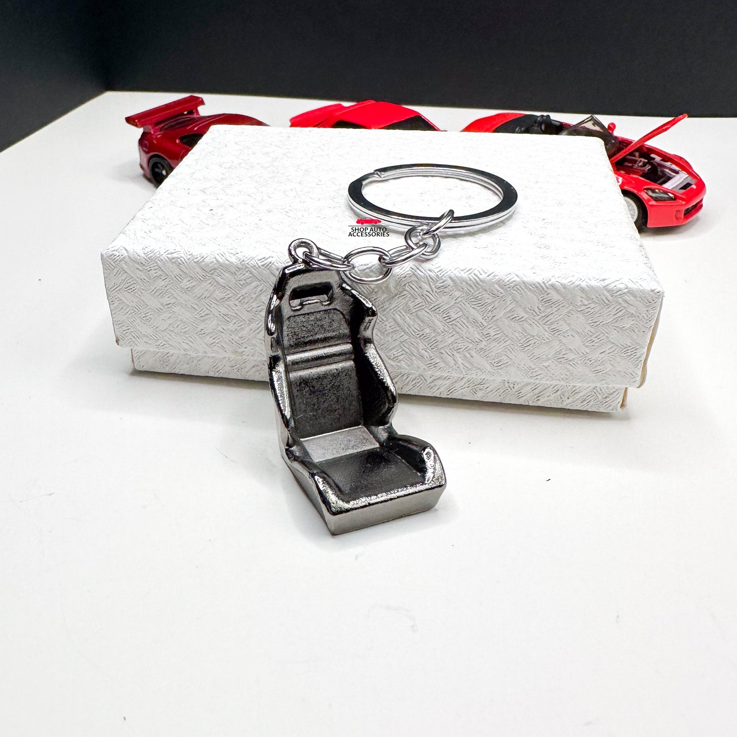 Racing Competition Bucket Seat Keychain | Car Guy Gift | Boyfriend Gift | Car Accessory | Keychain Accessory for Him | New Car Gift