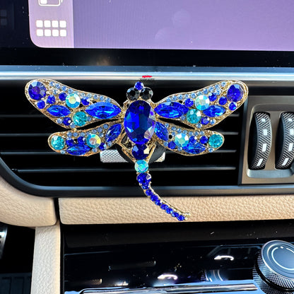 Cute Crystal Rhinestone Dragonfly Air Vent Clip | Air Freshener Clip | Bling Car Accessories | Cute Car Accessory | New Car Gift