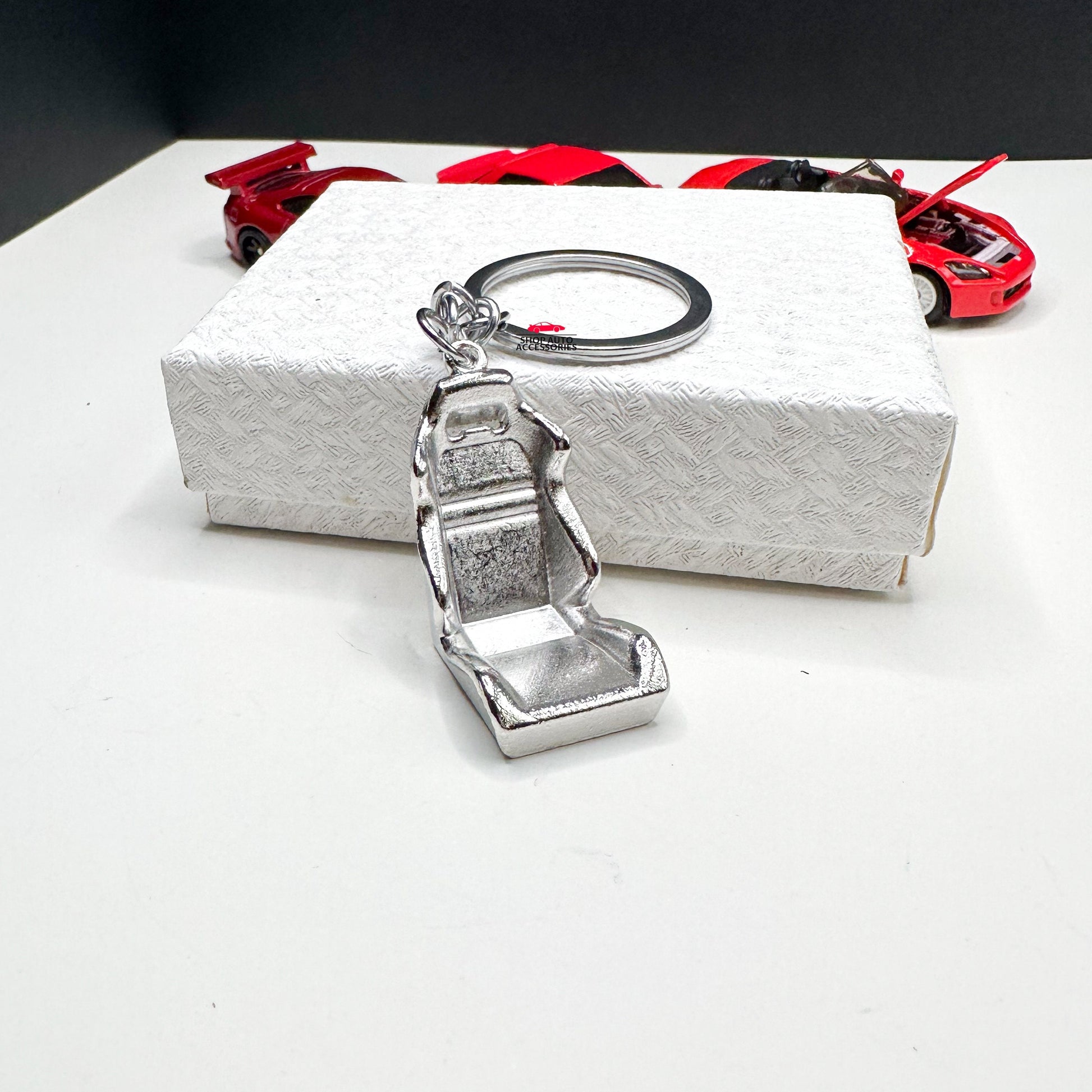 Racing Competition Bucket Seat Keychain | Car Guy Gift | Boyfriend Gift | Car Accessory | Keychain Accessory for Him | New Car Gift