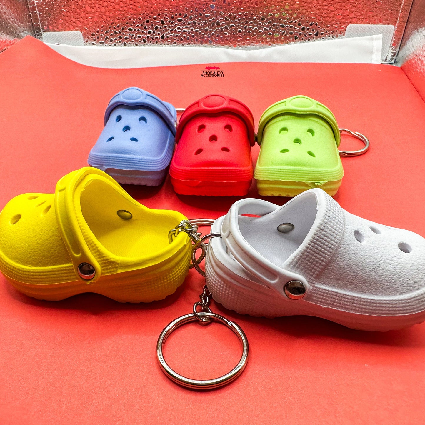 Mini Croc Shoe Keychain | Mini Sandal Keychain | Unique Car Accessory Gift | Car Charm | New Car Gift